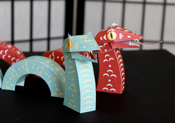 2013 Year of the Snake Papercraft
